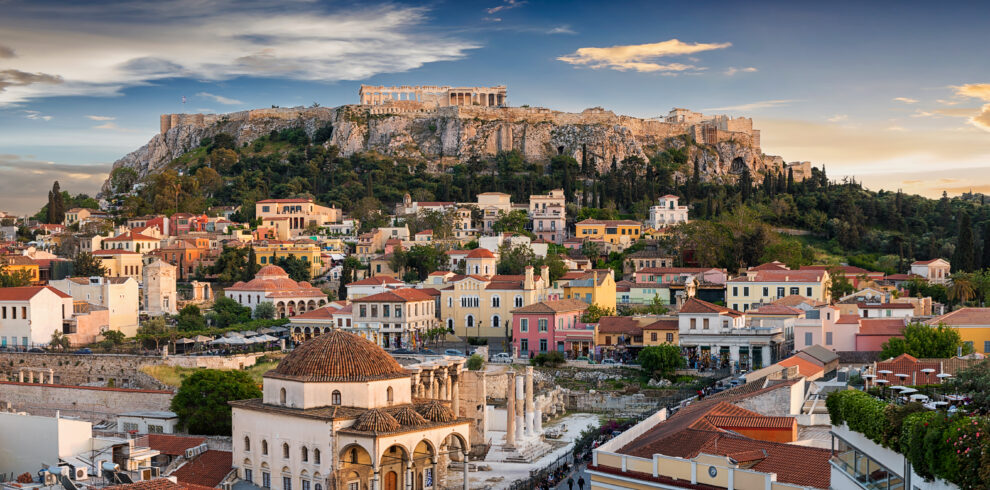 Panoramic,View,Over,The,Old,Town,Of,Athens,And,The